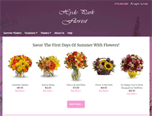 Tablet Screenshot of hydeparkfloristchicago.com